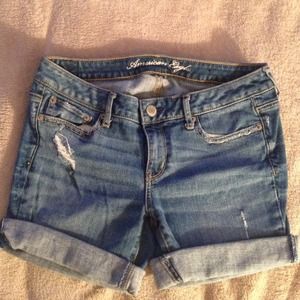 American Eagle stretch denim shorts