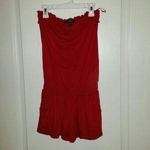 Red romper