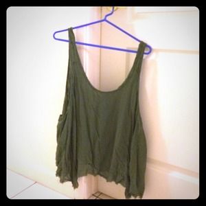 Free people Slouch semi crop tank
