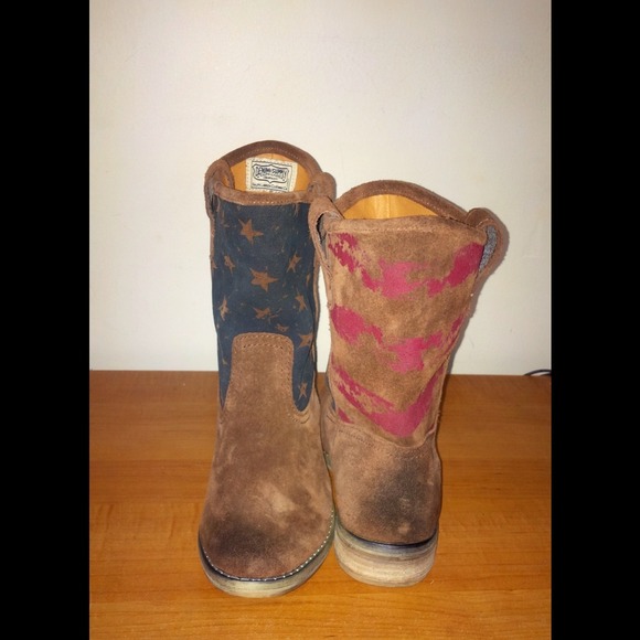 Denim&Supply Ralph Lauren'Ayla casual flag booties - Picture 3 of 4