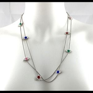 Delfina Delettrez Jewelry - Delfina Delettrez Silver Evil Eye Necklace Delfina Delettrez Jewelry - Delfina Delettrez Silver Evil Eye Necklace