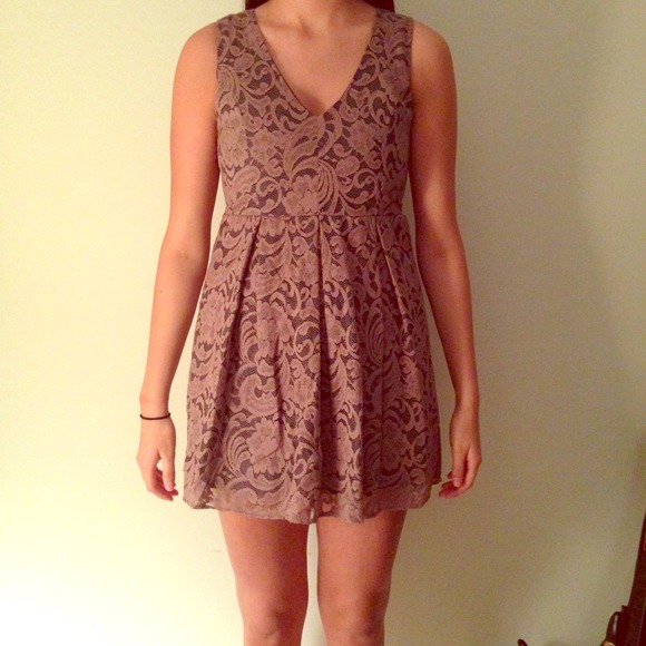 Monteau Light Brown Dress