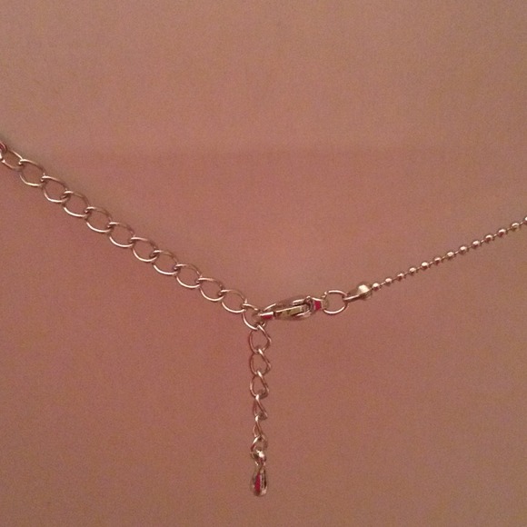 Silver Plated Necklace Heart Necklace - Picture 3 of 3