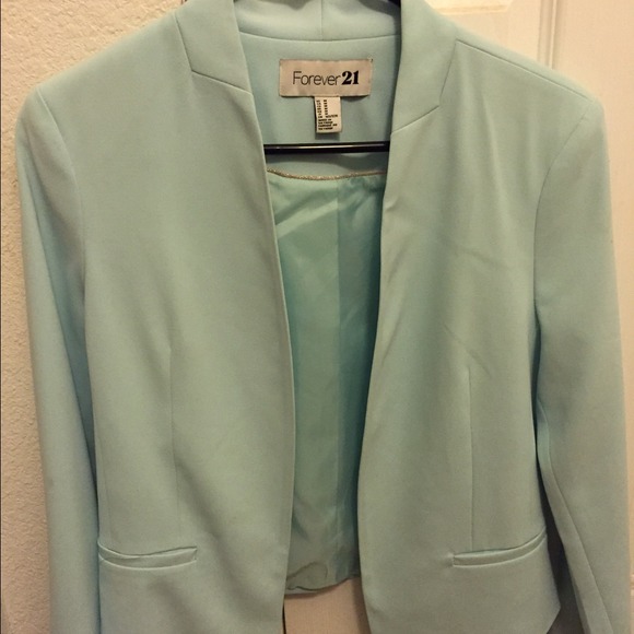 Forever 21 mint green blazer