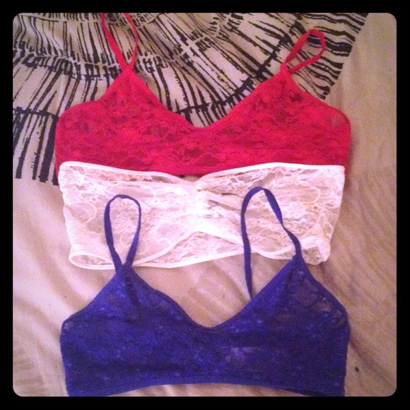 Forever 21 lace bandeaus. - Picture 1 of 2