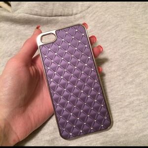 IPhone 5/5s Purple Rhinestone Case 💜💎