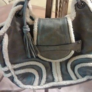Jessica Simpson Faux Fur Handbag