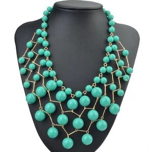 Aqua Statement Necklace