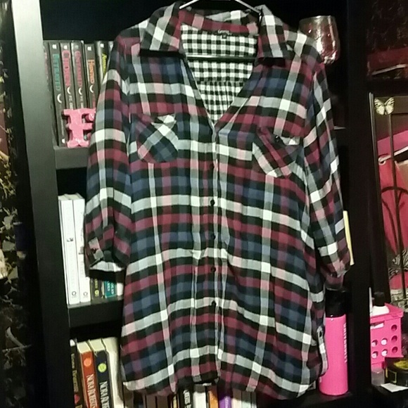 Plus size flannel