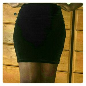 American Apparel Velvet Mini Skirt