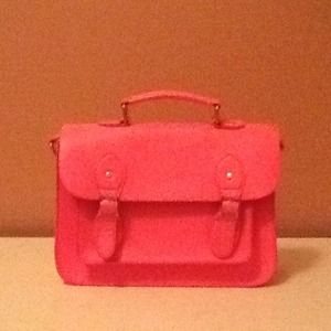 A hot pink body central bag