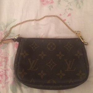 AUTHENTIC LV wristlet/change purse