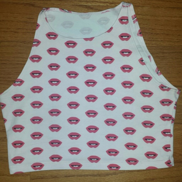 American Apparel Sleeveless Crop Top