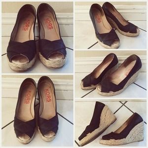 Michael Kors Peep Toe Wedges