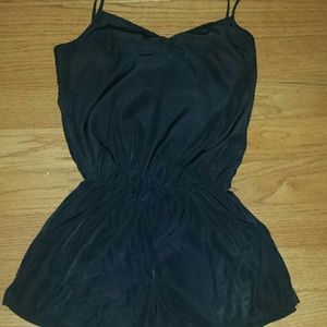 American Apparel Silky Romper and pencil skirt