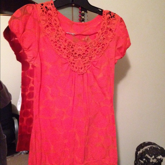 Orange shirt