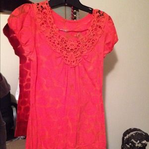 Orange shirt