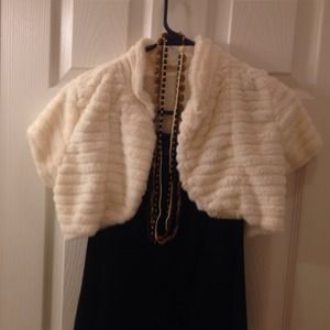 Soft textured shrug.