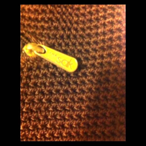 Dark brown Sak purse