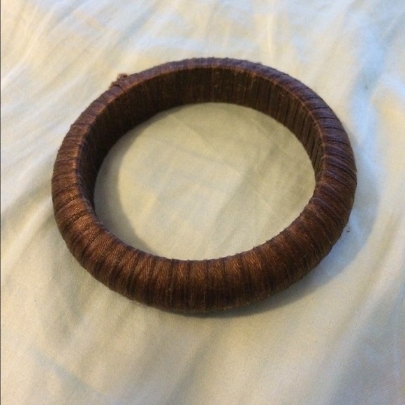 Brown Ribbon Bangle - Picture 2 of 3