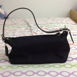 Vintage Black Small Coach Handbag