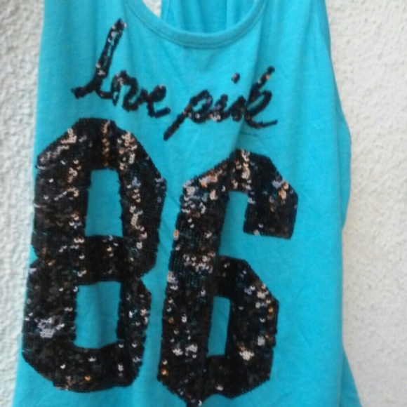 Victoria secret teal shirt (reserved)