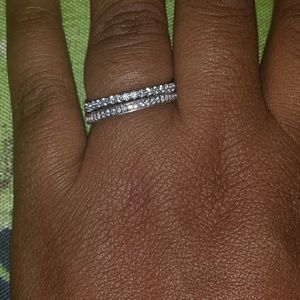 Two sterling silver bands