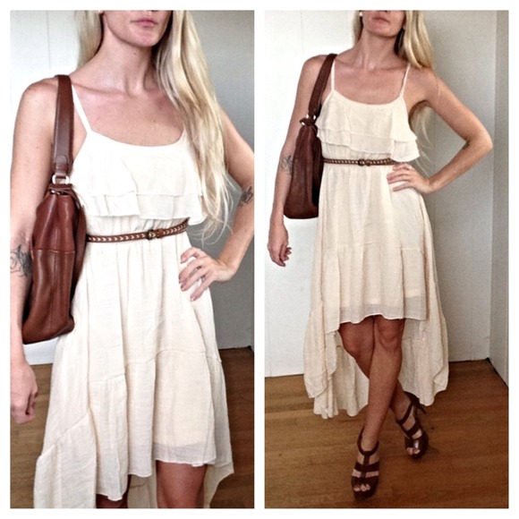 ⚡$10 Sale⚡️Boutique High/Low Ruffle Dress - Picture 3 of 4