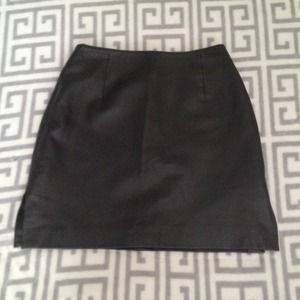 100% leather skirt (lamb skin) black