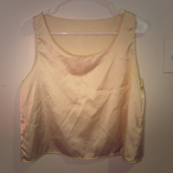 Satin Charmeuse Loose Tank