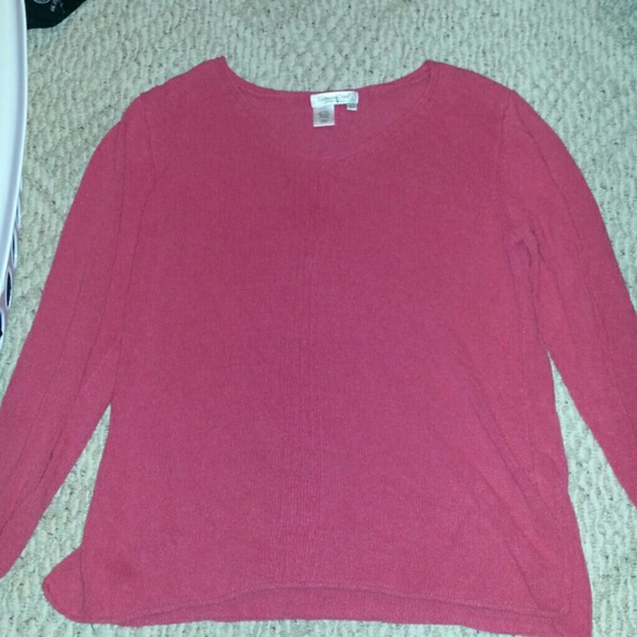 Coldwater Creek pink sweater