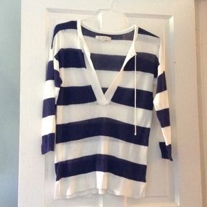 Striped lightweight sweater