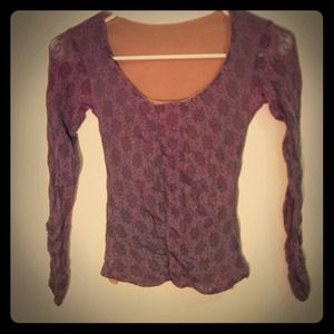 Vintage inspired lace leotard top