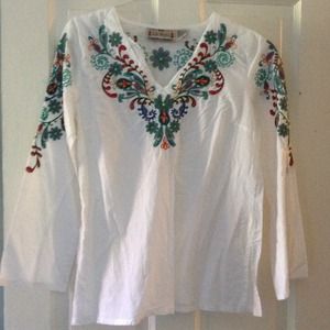 Peasant style top