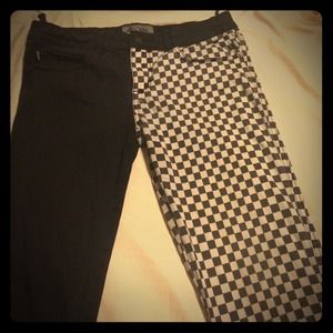 Half and half pants (damaged)