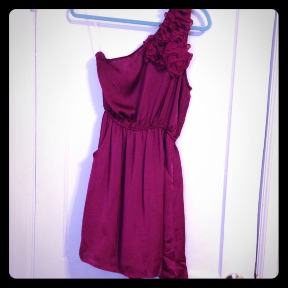 Magenta cocktail dress