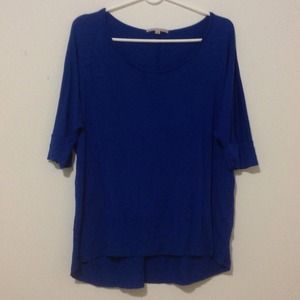 Soft quarter sleeve blouse
