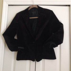 BCBG MaxAzria black velvet jacket , great price$👍