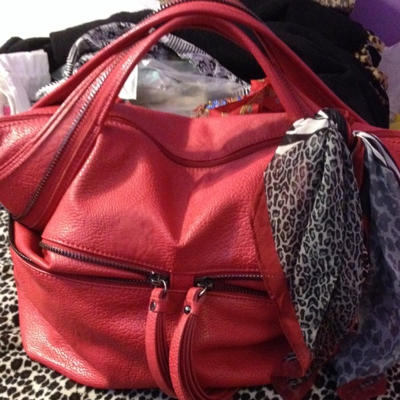 Red purse, lamb purse, doll, scarves, game,