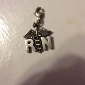James Avery sterling silver RN  charm
