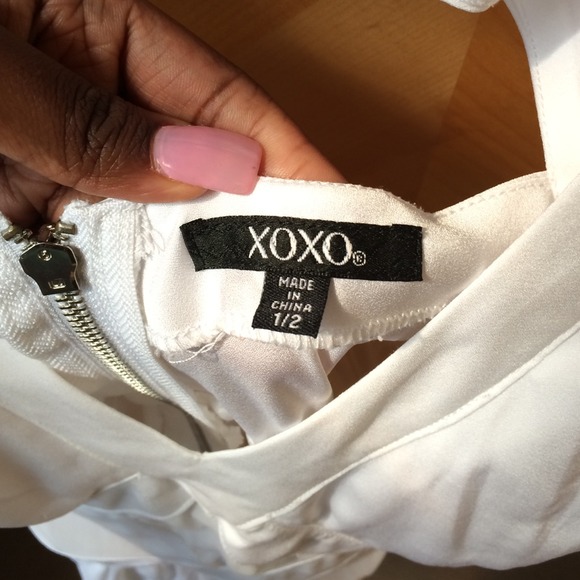 XOXO Macy's White Mid Thigh Dress - Picture 2 of 4