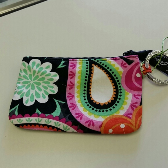Vera bradley zip Id case in ziggy zinnia