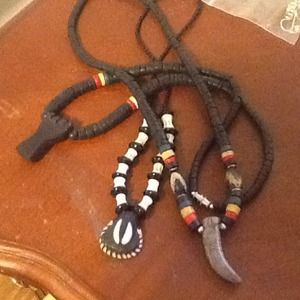 Boho beaded necklaces bundle