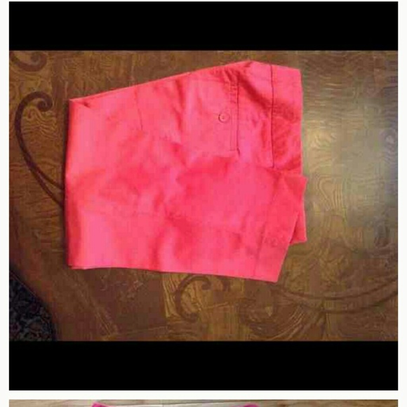 ❌SOLD❌ Cute Pink Capris Pants - Petite - Picture 2 of 3