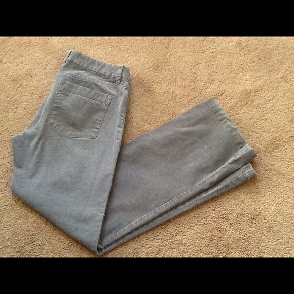 Gray JCrew Corduroy Pants!