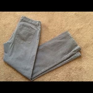 Gray JCrew Corduroy Pants!