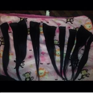 14 inch 100 % human hair.