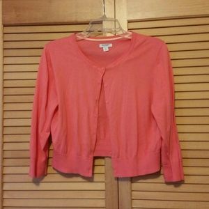 Large Coral Old Navy Cardigan