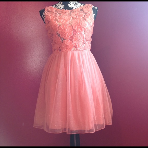 Floral sequin dress