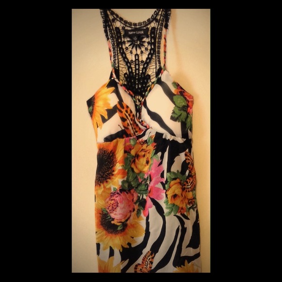 Brand New Safari Padded Maxi Dress!